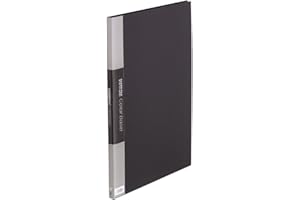 KING JIM Kingjim A3S Clear File, Black, 152C Black