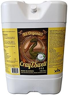 Mission Fertilizer CrayZ Swell 2-2-3 Liquid 5 Gallon - (Organic soil nutrients)
