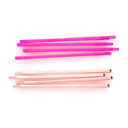 Ban.do Bobbi Set Model Neon Pink Rose Gold, 8 Count