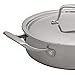 Amazon Brand – Stone & Beam Saute Pan With Lid, 3-Quart, Tri-Ply Stainless Steel