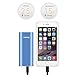 EasyAcc Metal 6400mAh (2.4A Output & 2A Input) Mini Portable Power Bank External Battery Pack Portable Charger for iPhone Samsung Smartphones - Mazarine Blue