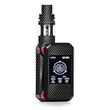 Skin Decal Vinyl Wrap for Smok G-Priv 2 230w touch screen Vape stickers skins cover/Carbon Fiber Carbon Fibre Graphite