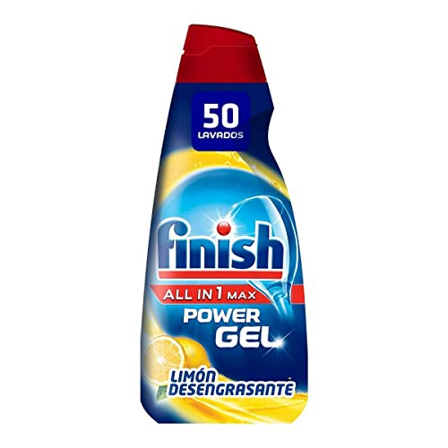 All in 1 Max Power Gel Limón Desengrasante Detergente Lavavajilla (50 lavados) - 1000ml