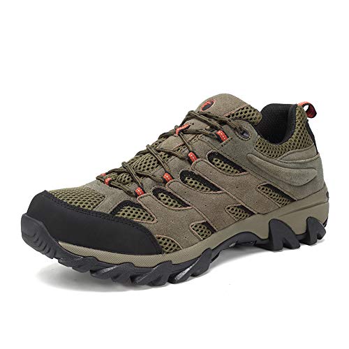 FANTURE Men's Lightweight Hiking Shoes Camping Shoes Outdoor Sneakers
