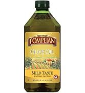 Pompeian Mild Taste Olive Oil, Mild Flavor, Perfect for Roasting & Sauteing, Naturally Gluten Fre...