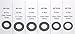 Fiber Drain Plug Gasket Assortment (90 Pcs) / Auto Parts