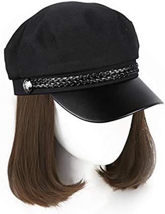black straight cap