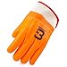 Better Grip BG105ORG Heavy Duty Premium Sandy finished PVC Coated-Supported Glove with Safety Cuff, Chemical Resistant, Large, Fluorescent Orange, Sanitation Gloves (12 Pair)