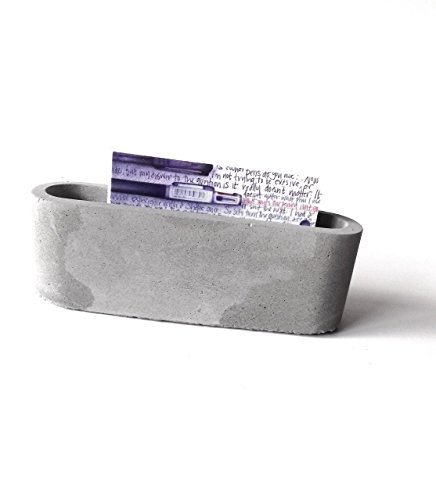 Concrete Cement Business Card Holder