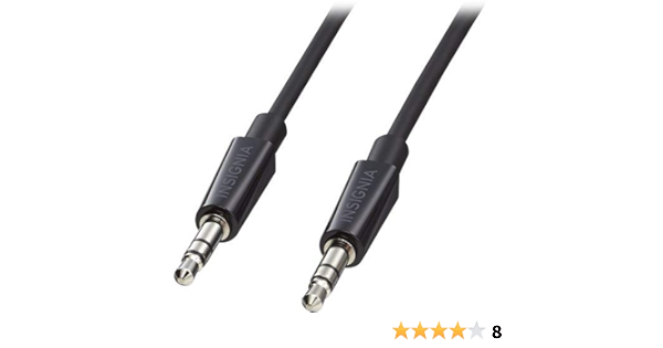 Insignia - 3ft 3.5mm Audio Cable 