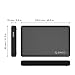 ORICO Tool Free USB 3.0 External Enclosure for 2.5-Inch SATA HDD/SSD (7mm & 9.5mm) - Black (2577US3)