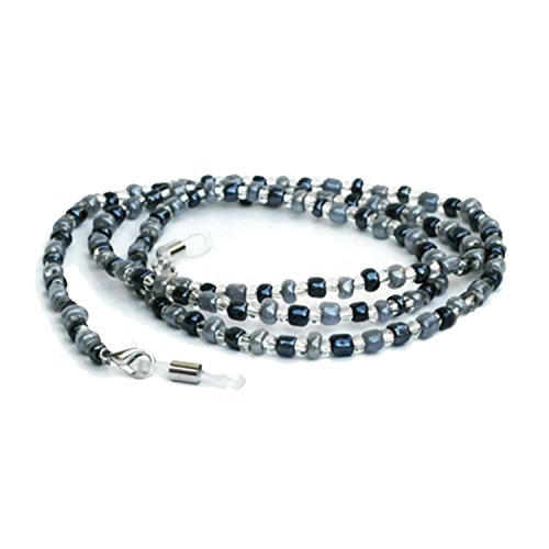 Old Lady Cosplay Set - Grandmother Wig, Wig Cap,Madea Granny Glasses, Eyeglass Chains Cords Strap, Pearl Beads (Style-9) - Thumbnail 4