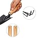 Garden Little Tool Sets - Wooden Handle Black Metal Gardening Tools Include: Trowels, Cultivator and Trans-Planter - Awesome for Family Use Growing Mini Succulent
