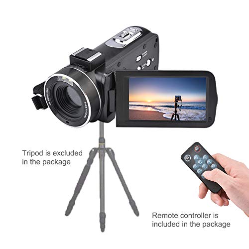 Videocmara-Cmara-de-Video-Full-HD-1080P-CamKing-240MP-16X-Cmara-de-Video-Digital-con-Micrfono-Externo-y-30-Pulgadas-IPS-Pantalla-Tctil-Zoom-Cmara-Digital-Grabadora