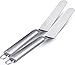 Utopia Kitchen Set of 2 Premium Quality Angled Icing Spatula - Cake Frosting Spatula - Stainless Steel - Baking and Cake Decorating Supplies - Multipurpose Use for Home, Kitchen or Bakery