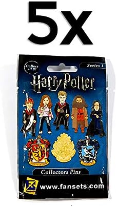 Fansets Lot of (5) Harry Potter Series 1 Collectors Pins Blind Bag Packs Sealed