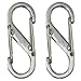 Nite Ize Size-0.5 S-Biner Dual Spring Gate Carabiner, Stainless, 2-Pack