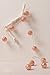 Ling's Moment Rose Gold Moroccan Lamp 10 LED Lights AA Battery Powered Boho Decor Glod String Lights for Wedding, Indoor, Bedroom, Curtain, Patio, Holiday, Party Decorations (Warm White)