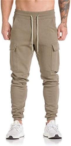 Jasinwins Regular Unique Pocket Mens Joggers Bodybuilding Gyms Black Khaki Men Pants Casual Pantalon Militar Sweatpant Ck20