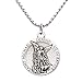 Rosemarie Collections St Michael Military Medal Pendant Necklace United States Army (Chain with Extender)