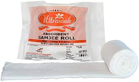 DRM ultrasoak Absorbent Gamjee Pad and Roll (10 cm x 3 m)