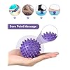 Glymnis-4-in-1-Foam-Rollers-for-Deep-Tissue-Muscle-Relax-Massage-with-1-Massage-Stick-and-2-Massage-Balls-Lightweight-Trigger-Point-Massage-Fitness-Physio-Gym-Purple Glymnis 4 in 1 Foam Rollers for Deep Tissue Muscle Relax Massage with 1 Massage Stick and 2 Massage Balls Lightweight Trigger Point Massage Fitness Physio Gym (Purple)