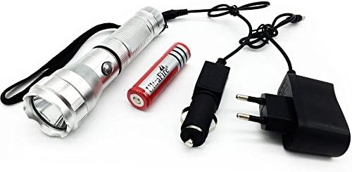 Cree Led Flashlightcree Ultrafire 400meter Cree Q5 LED Rechargeable Flashlight Torch 18650+charger 535surefire Flashlights