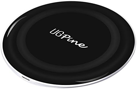UGpine Wireless Charger,Qi Charging Pad for Samsung Galaxy Note 8 S8 S8 Plus S7 S7 Edge Note 5 S6 Edge Plus Apple iPhone X/8/8 Plus