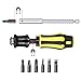 Multi-tool Screwdriver, 6 in 1 Multi-purpose Precision Screwdriver Set with 6 Cr-V Steel Bits, Extensible Bit-holder, Integrated Bit Storage, and Premium Magnetizer/Demagnetizer Tool by INNIFI