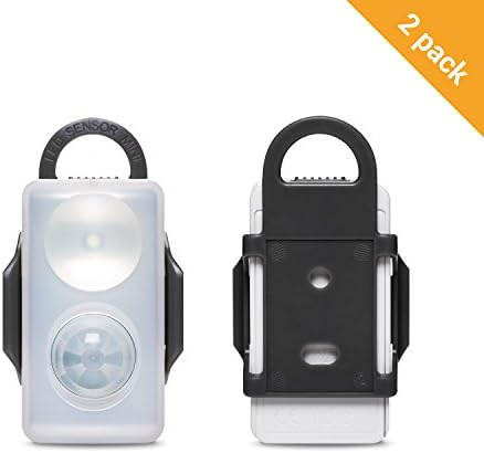 Motion Sensor Light Battery Operated, Indoor & Outdoor Bright Led Motion Detector Night Light, Power Failure Wireless Safety Lighting for Kids Room, Bedroom, Bathroom, Closet and Camping 2-Pack