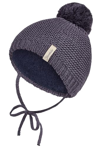 Sterntaler Bommelmütze Klassisch Bonnet, Marine, 43 Mixte bébé