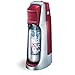 SodaStream Fountain Jet Soda Maker in Red with Exclusive Kit 4 Bottles & Mini CO2