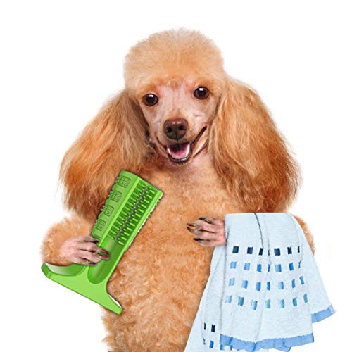 BAYCHEER Dog Toothbrush Natural Silica Gel Material Chew Toys for Tooth Cleaning for Your Dog