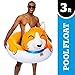 BigMouth Inc. Corgi Pool Float, Thick Vinyl Raft, Holds 200 Pounds and Includes Patch Kit 48: x 48