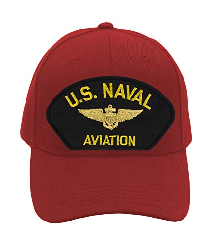PATCHTOWN US Naval Aviation Hat/Ballcap Adjustable One Size Fits Most (Multiple Colors & Styles)