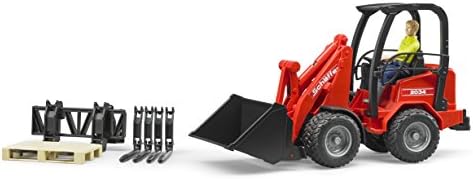Bruder Schaeffer Compact Loader 2034 With Figure & Accessories Vehicle