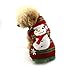DEESEE(TM) Christmas Pet Dog Christmas Snowman Clothes Puppy Winter Sweater Costume Coat (M)