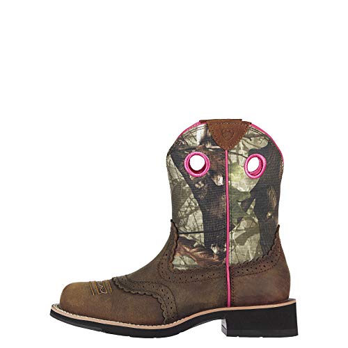 ARIAT Fatbaby Cowgirl Western Boot Distressed Brown Size 9 B/Medium US