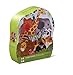 Crocodile Creek 36-Piece Jigsaw Floor Puzzle - Fun Floor Puzzles for Kids Ages 3-5 - Heavy-Duty Shaped Box for Storage - Jungle Friends - 27
