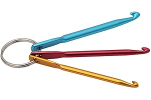 3 pcs Crochet Hooks Key Chain set Weaving Tools Crochet Needles Clever