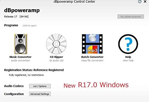 Amazon Dbpoweramp R17 3 Windows版 21年2月リリース Pcソフト Pcソフト