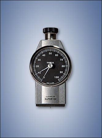EX-C High Performance Shore Durometer / Hardness Tester, Type Asker C, for soft rubber &amp; sponge