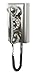 Crosley CR55-BC Wall Phone with Push Button Technology, Chrome