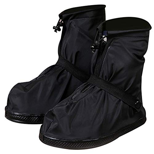 Shoe Covers, Waterproof Overshoes Reusable Slip Resistant, Rainy Gear Shoe Cases, Thick Rain Boots Socks, Outdoor Cycling Hiking