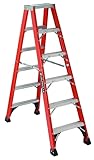 Louisville Ladder 6-Foot Fiberglass Twin Front Step