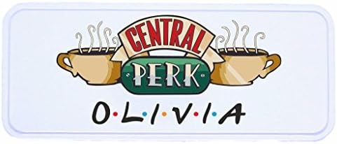 Uveeka - Central Perk Stationary Pencil Tin Case W/Name- F.R.I.E.N.D.S TV Themed Gifts for Fans - Friends TV Show (Non-Personalised)