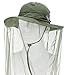 Camo Coll Outdoor Anti-Mosquito Mask Hat with Head Net Mesh Face Protection (Army Green, One Size)