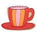 Tea Cup Cookie and Fondant Cutter - Ann Clark - 4.3 Inches - US Tin Plated Steel