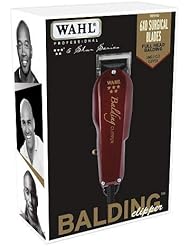 Wahl Professional 5-Star Balding Clipper #8110 – Great for Barbers and Stylists – Cuts Surgically Close for Full Head Balding – Twice the Speed of Pivot Motor Clippers – Accessories Included