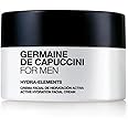 Germaine de Capuccini | FOR MEN - Hydra Elements Moisturizer - Moisturizer face cream for men - Formulated for men’ skin, often aggravated by shaving - Active Hydration Facial Cream - 1.7 oz